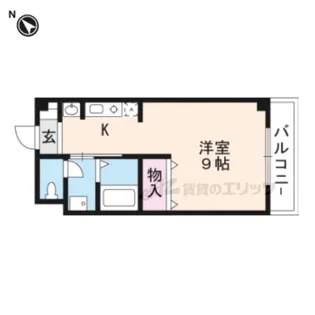 メルベーユ伊勢【3階】の間取り