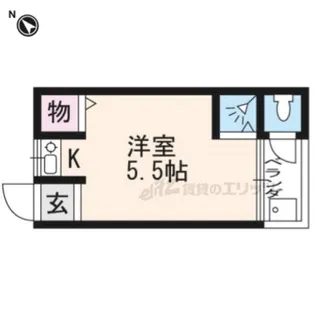 メゾンド・ローブ【5号室】の間取り