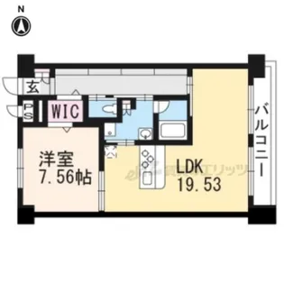 Schilf神宮道【404号室】の間取り