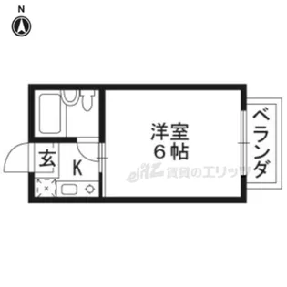 サニーハイツ【206号室】の間取り