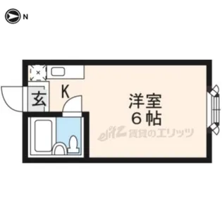 サニーハイツ【107号室】の間取り