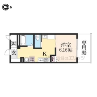 ライオンズマンション京都烏丸【108号室】の間取り