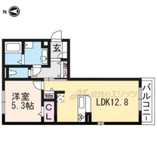 グランシャリオ二町A棟【1階】の間取り