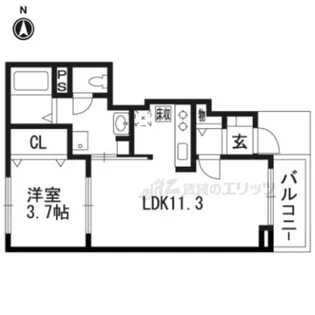 メゾン・ド・サカエ【1階】の間取り