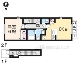 ポルト グランデ【201号室】の間取り
