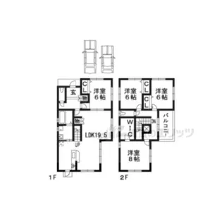 滋賀県草津市追分南3丁目【一戸建】の間取り