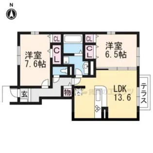 la chance【1階】の間取り