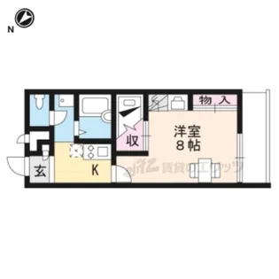 レオパレスEfini ?【302号室】の間取り