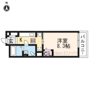 ウェステン ドルフ?【1階】の間取り