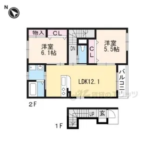 エトワール大将軍【2階】の間取り