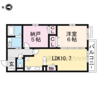 グラン佐竹【202号室】の間取り