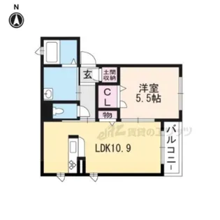 シャーメゾンDIO【2階】の間取り