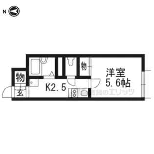 レオネクストサザンガーデン寺田【104号室】の間取り