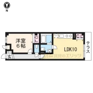 ディアコート積み木【1階】の間取り