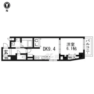 フェリオヴィヴァーチェ【603号室】の間取り