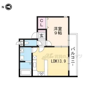 プレ・ディオス京大前【401号室】の間取り