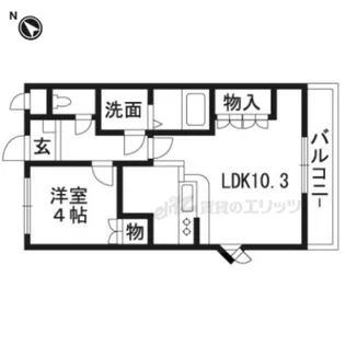 ジェラソーレ?【2階】の間取り