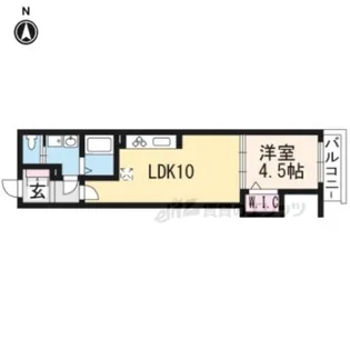 JMメゾン御所西【301号室】の間取り