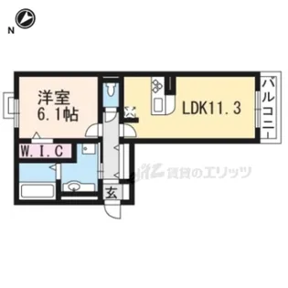 シャルマントリシティ?【1階】の間取り
