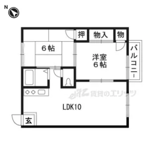 フォーブル大江【102号室】の間取り