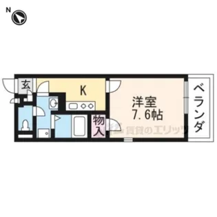 レオネクストミューズ【111号室】の間取り