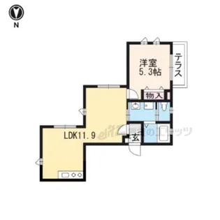 メゾン元田中【102号室】の間取り