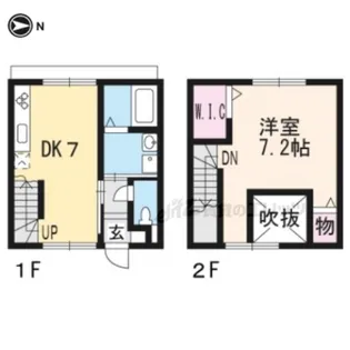 51ST.メイフラワー【102号室】の間取り