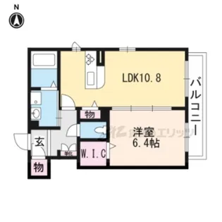 cher arbre【201号室】の間取り