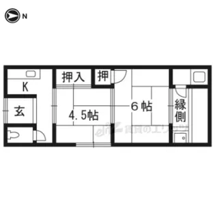 京都府京都市伏見区向島吹田河原町【一戸建】の間取り
