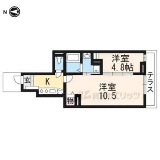 カーサアルドーレⅠ【1階】の間取り