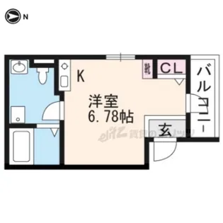 KYOTO HOUSE西寺【1階】の間取り