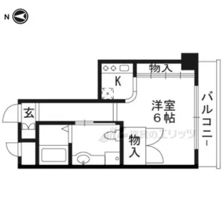 コスモL下鴨【2階】の間取り