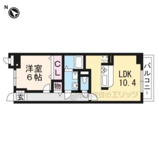 ラルジュ西金ヶ崎【3階】の間取り