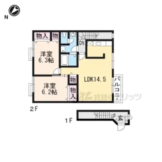 ロイヤルストーン?【2階】の間取り