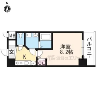サムティ京都西大路【3階】の間取り