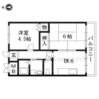 井正マンション【303号室】の間取り
