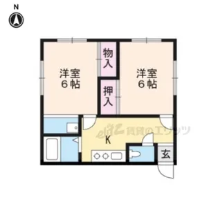 大隅ハイツ【5A号室】の間取り