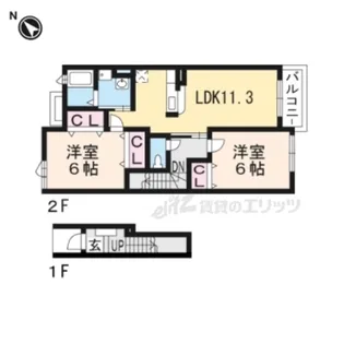 エクセレント Y・S【2階】の間取り