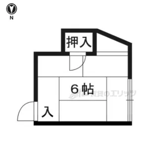 浅野アパート【3号室】の間取り