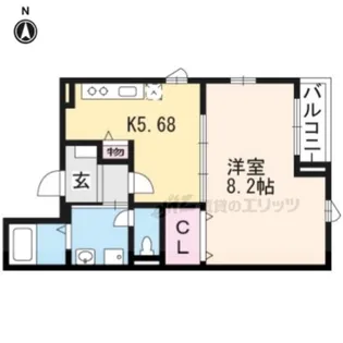 CoCo衣川【2階】の間取り