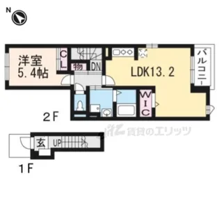 ルートメゾン【2階】の間取り
