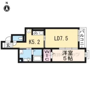 プレミストスガヤ【2階】の間取り