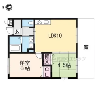 サニーフラット?【1階】の間取り
