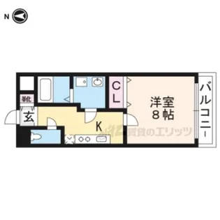 メゾン・ビロング【5-F号室】の間取り