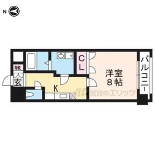 メゾン・ビロング【2-I号室】の間取り