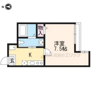 アークリード堀川寺之内【301号室】の間取り