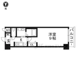 エスカーサ京都西陣【304号室】の間取り