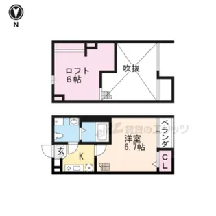エクル中芝町【1階】の間取り