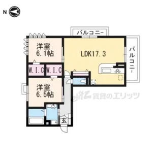 Bellezza大津京【2階】の間取り