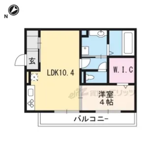 「SEJOUR OTTS TROIS」【2階】の間取り